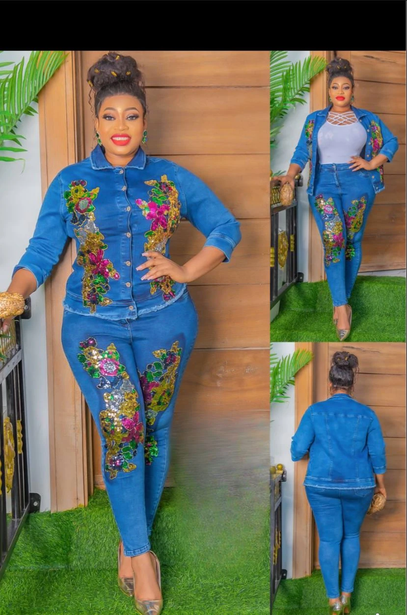 Female Jean trouser and jacket