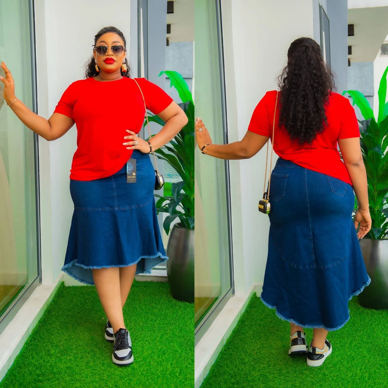 Luxury Turkish Skirt and T-shirt